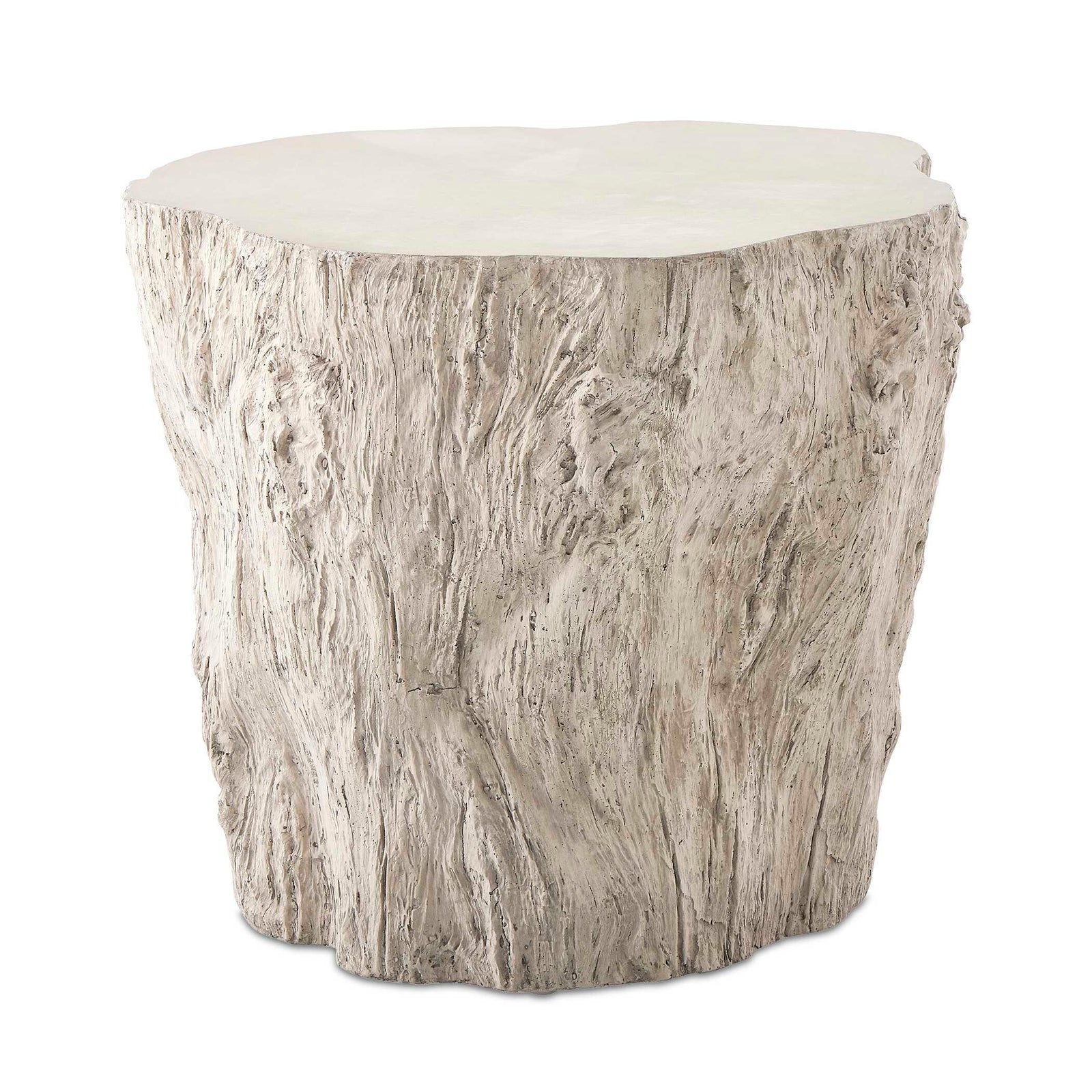 American Home Furniture Uttermost Oakmont White Outdoor Side Table