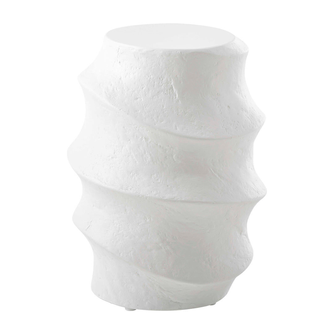 American Home Furniture Uttermost Winded Outdoor White Accent Table