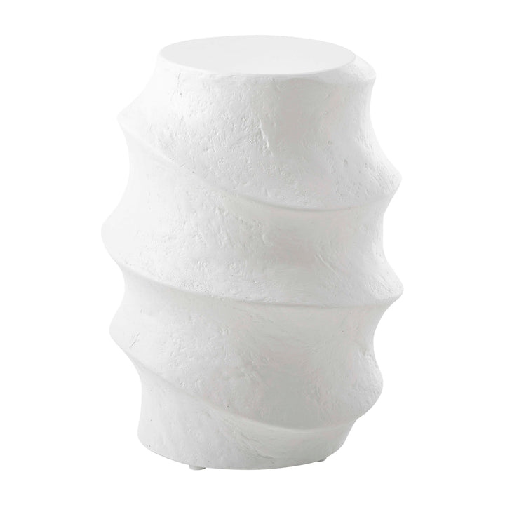 American Home Furniture Uttermost Winded Outdoor White Accent Table