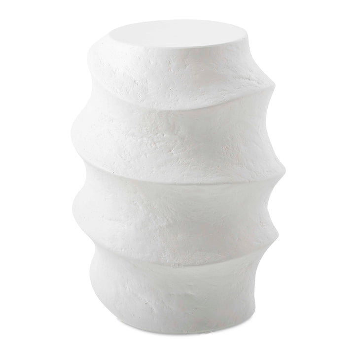 American Home Furniture Uttermost Winded Outdoor White Accent Table