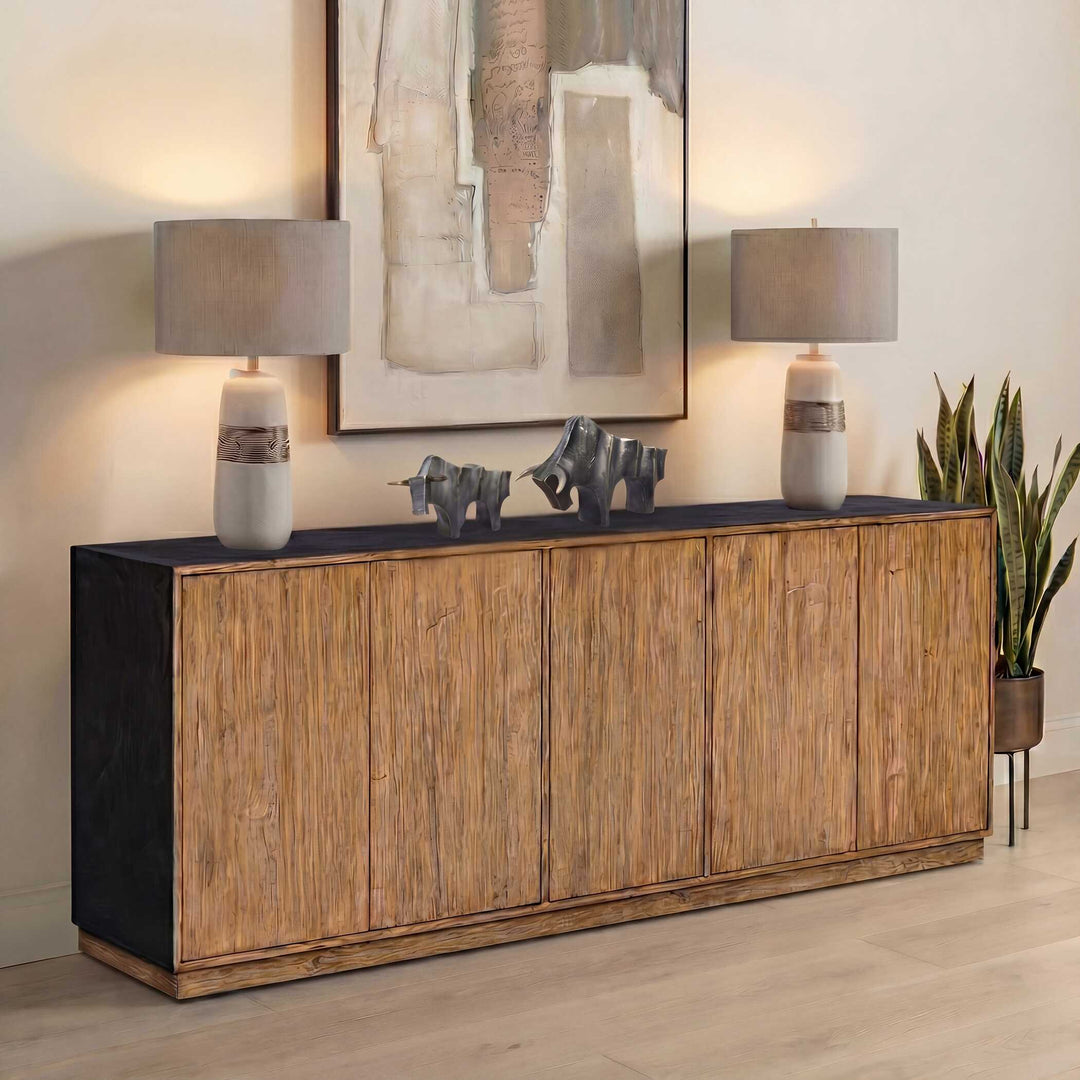 Kelvin 5 Door Wood Media Console