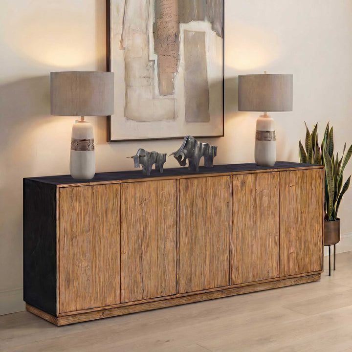 Kelvin 5 Door Wood Media Console