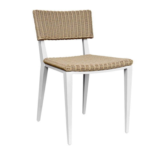 American Home Furniture Uttermost Calbas White Outdoor Dining Chair Set of 2
