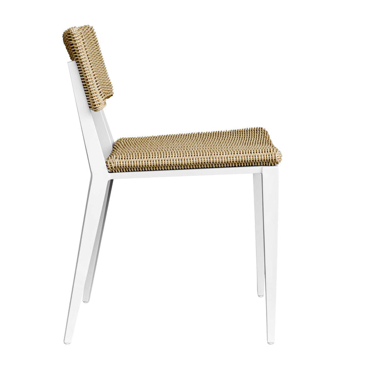 American Home Furniture Uttermost Calbas White Outdoor Dining Chair Set of 2