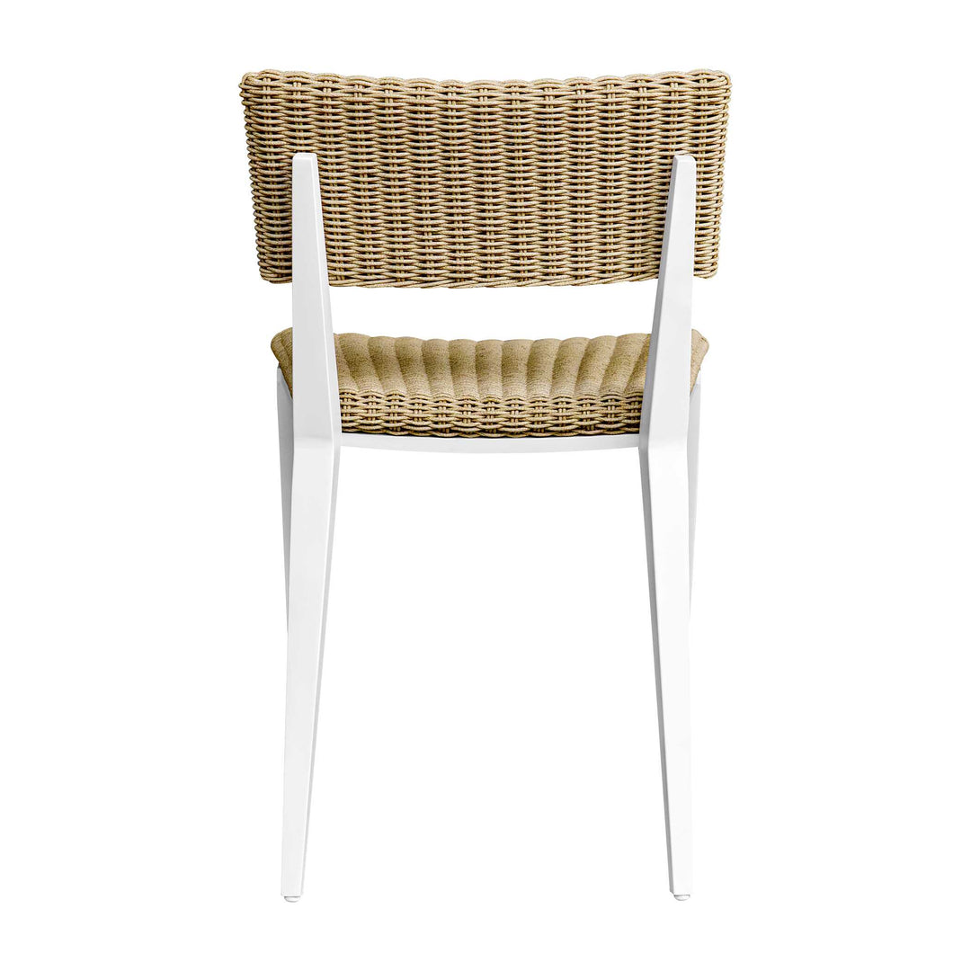 American Home Furniture Uttermost Calbas White Outdoor Dining Chair Set of 2