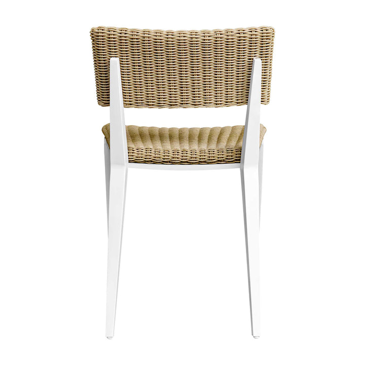 American Home Furniture Uttermost Calbas White Outdoor Dining Chair Set of 2