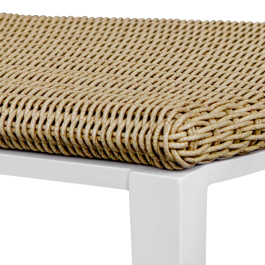 American Home Furniture Uttermost Calbas White Outdoor Dining Chair Set of 2