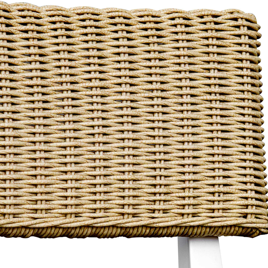 American Home Furniture Uttermost Calbas White Outdoor Dining Chair Set of 2