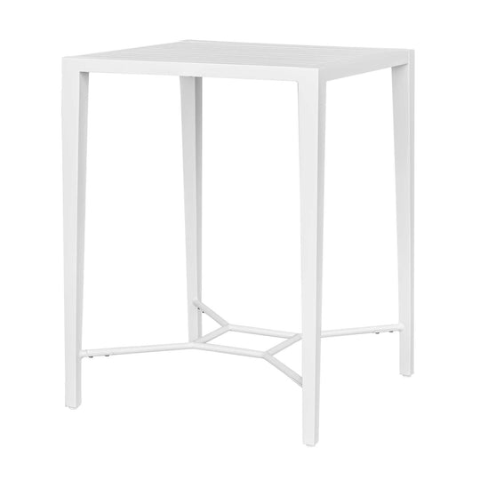 American Home Furniture Uttermost Montellano White Outdoor Bar Table