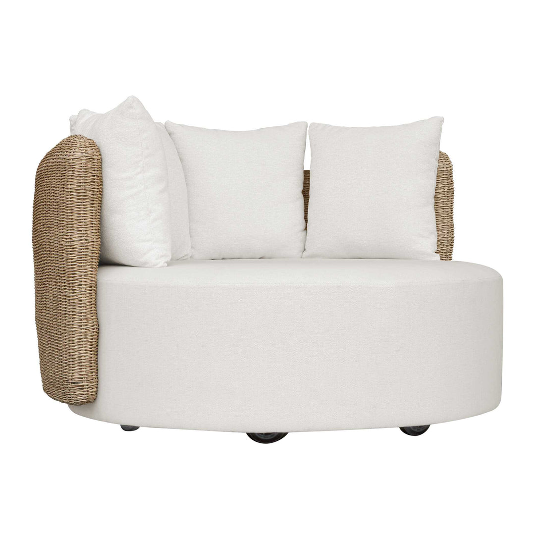 American Home Furniture Uttermost Sunset Outdoor Round Swivel Day Bed