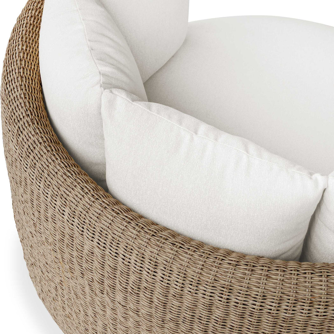 American Home Furniture Uttermost Sunset Outdoor Round Swivel Day Bed
