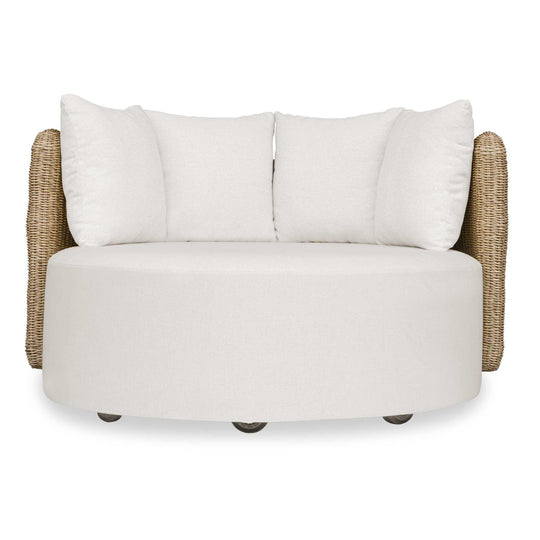 American Home Furniture Uttermost Sunset Outdoor Round Swivel Day Bed