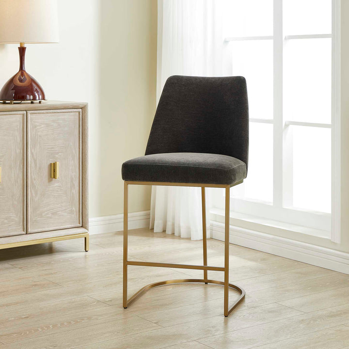 Hanni Charcoal Counter Stool