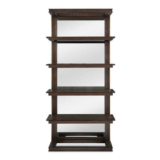 American Home Furniture Uttermost Kai Dark Walnut Etagere
