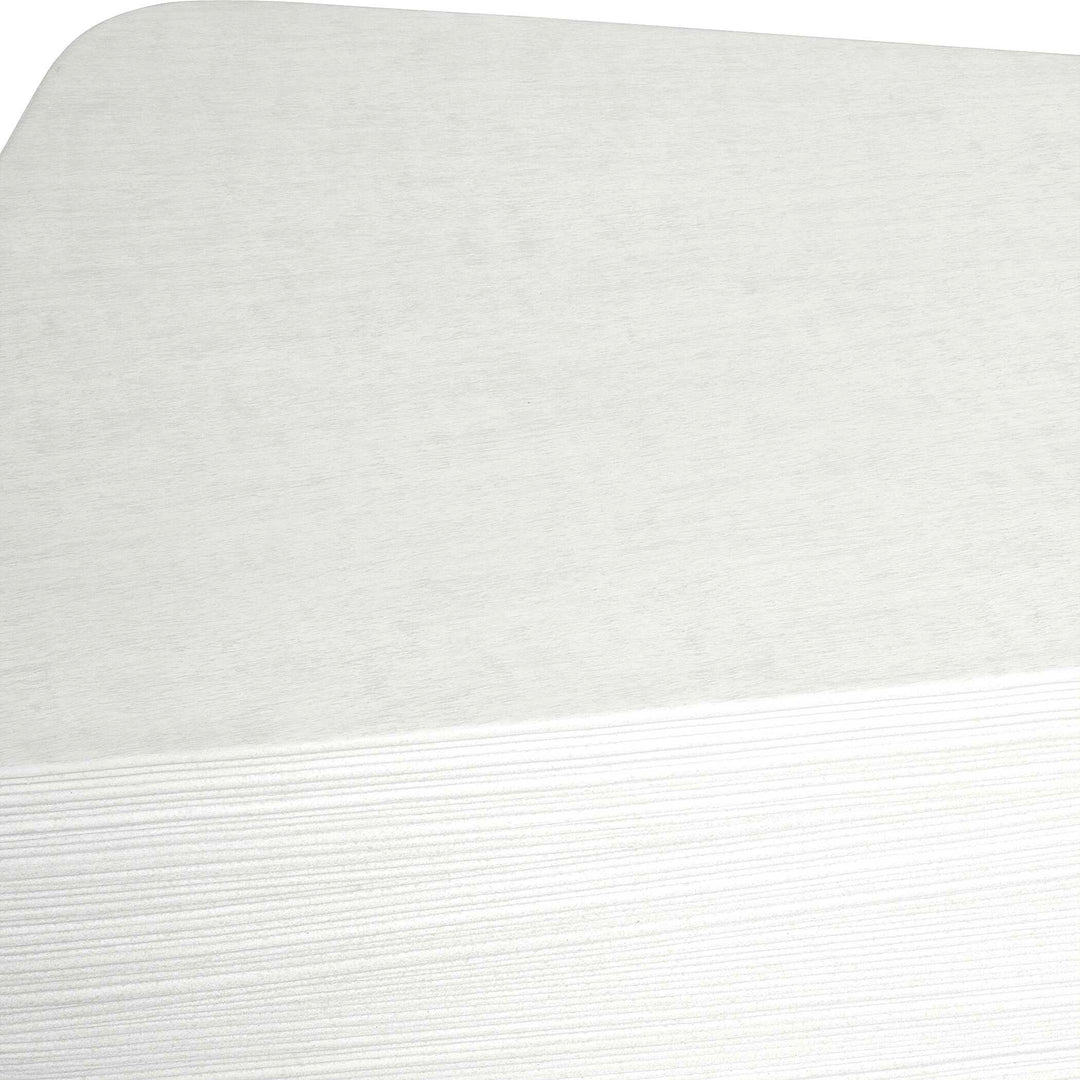 Saltwater White Concrete Coffee Table