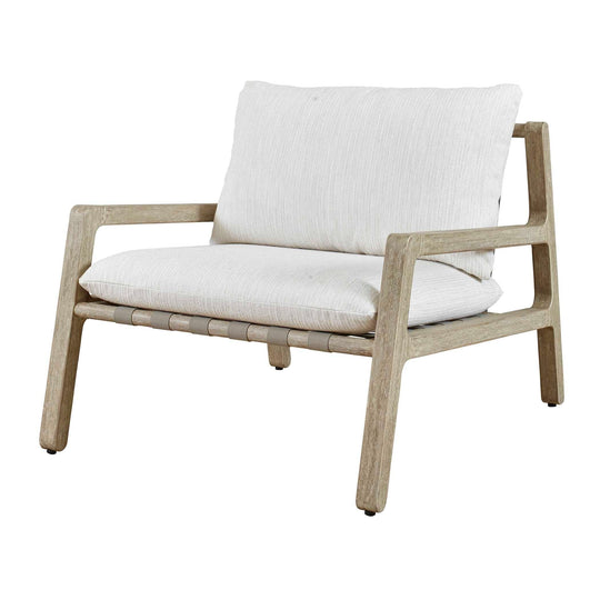 American Home Furniture Uttermost Strapped Outdoor Lounge Chair