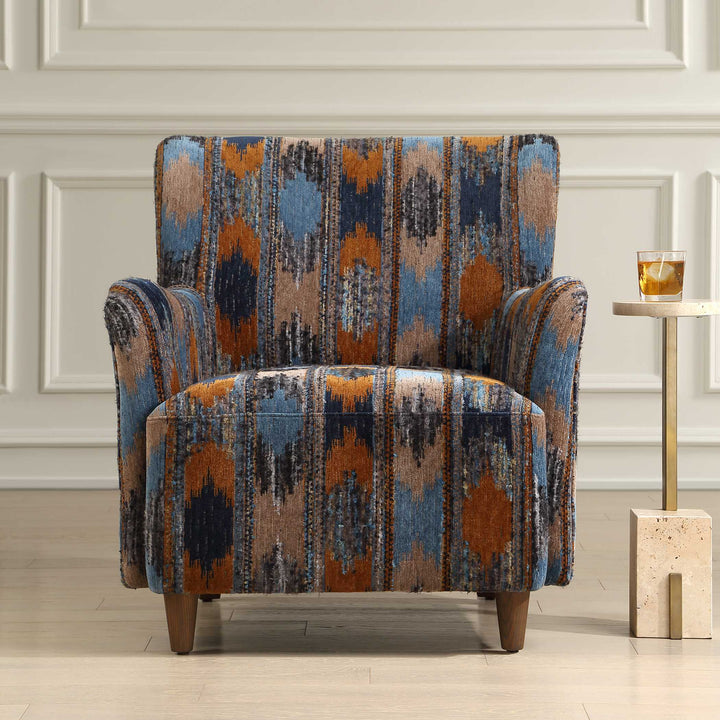 Lainey Upholstered Ikat Armchair