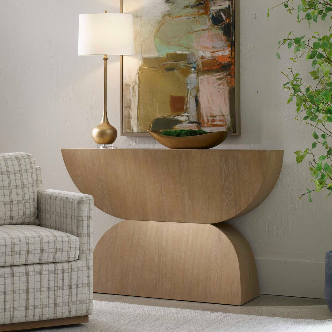 Ciano Modern Wood Console Table
