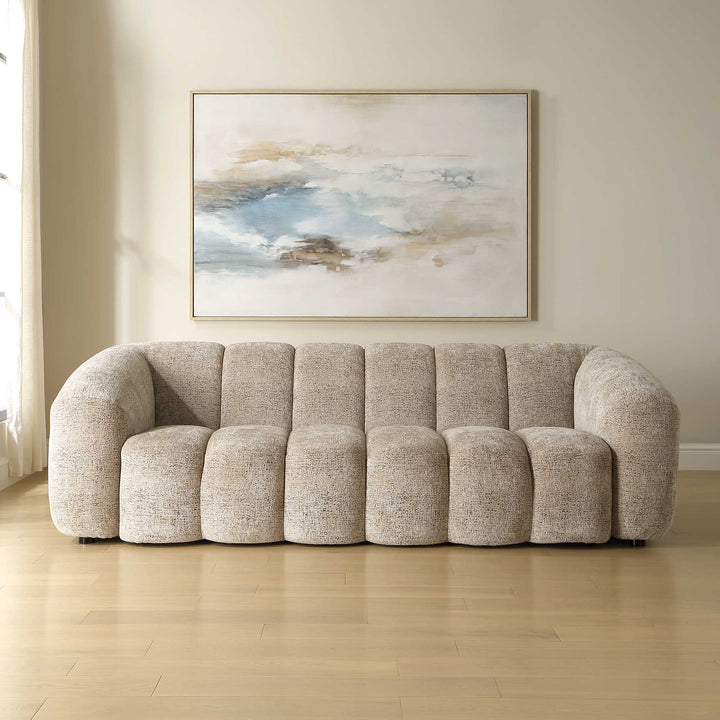 Modella Upholstered Chenille Sofa