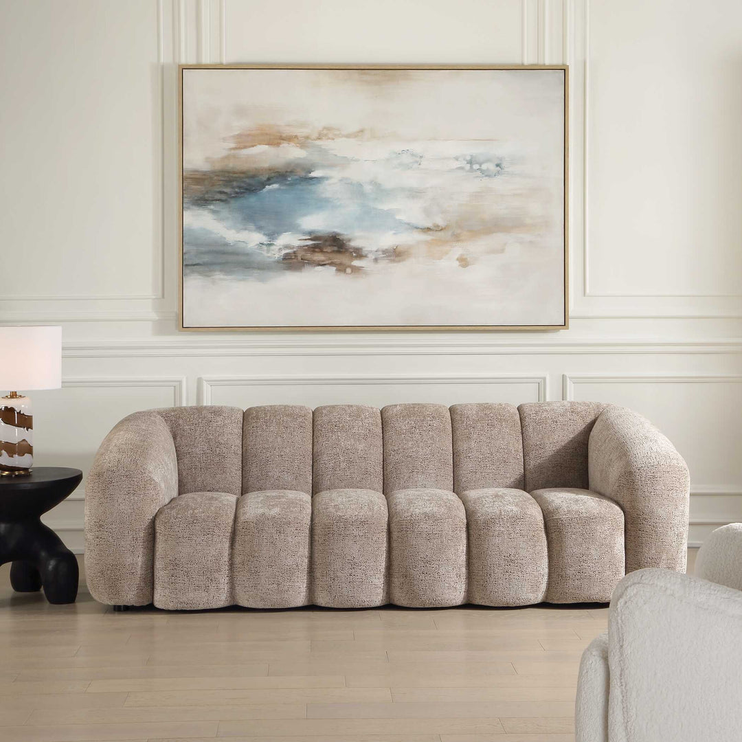 Modella Upholstered Chenille Sofa