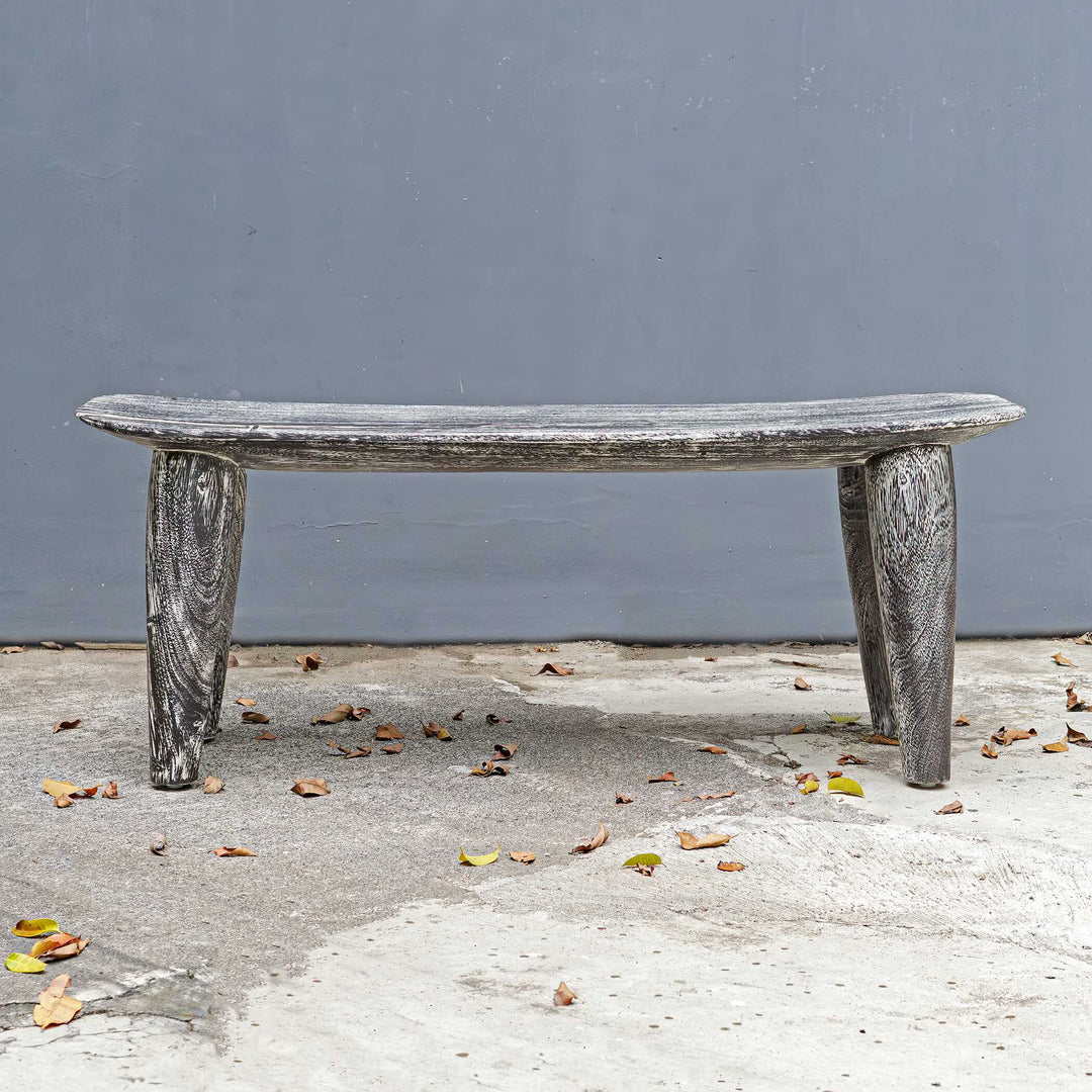 Fade To Black Wood Bench