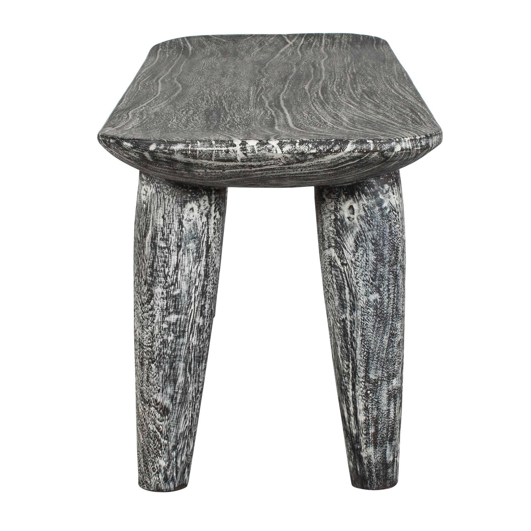 Fade To Black Wood Bench