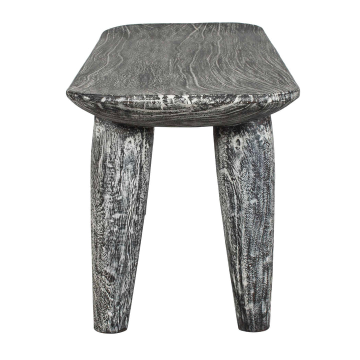 Fade To Black Wood Bench