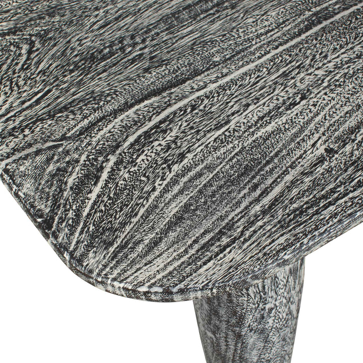 Fade To Black Wood Bench