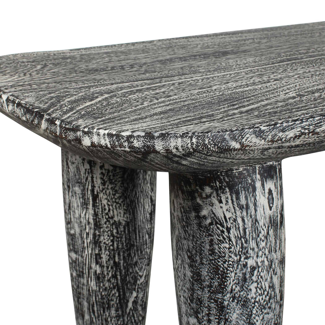 Fade To Black Wood Bench