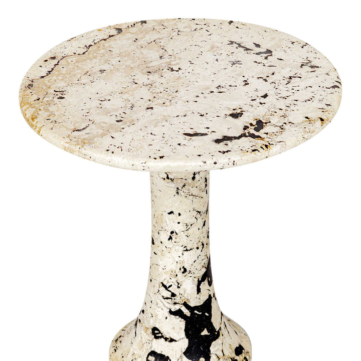 Cadas Indoor-Outdoor Stone Side Table