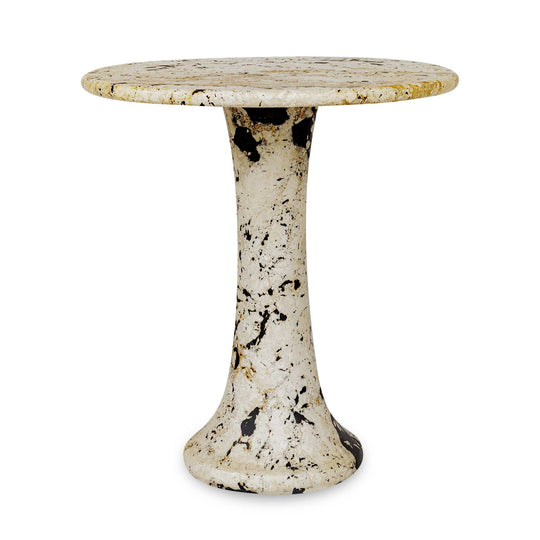 Cadas Indoor-Outdoor Stone Side Table