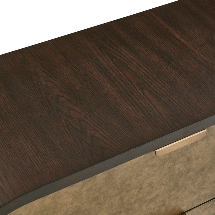 Byrams 3 Drawer Oak Chest