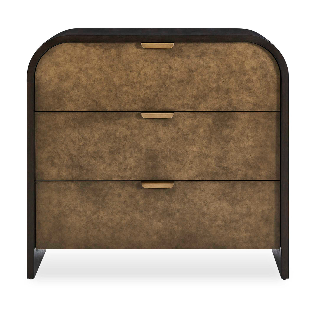 Byrams 3 Drawer Oak Chest