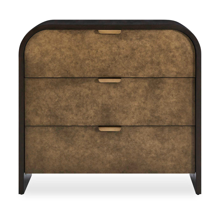 Byrams 3 Drawer Oak Chest