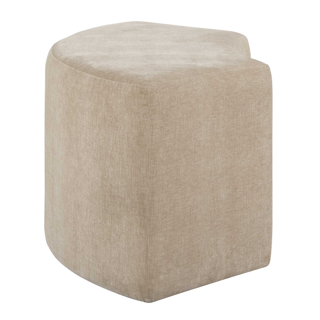 Khai Rounded Plush Dining Bench