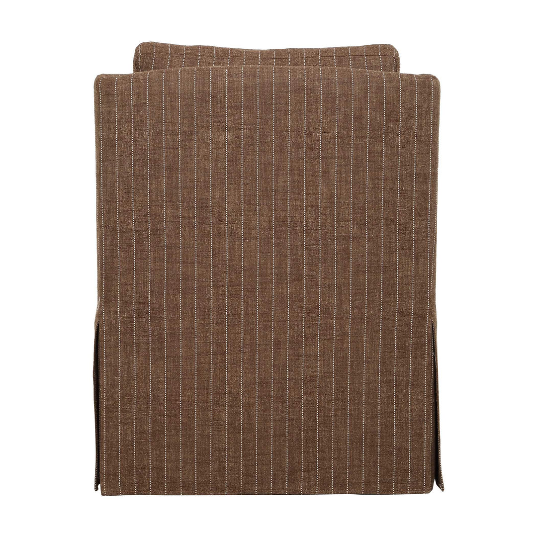 Luisa Pinstripe Swivel Chair