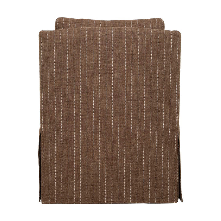 Luisa Pinstripe Swivel Chair