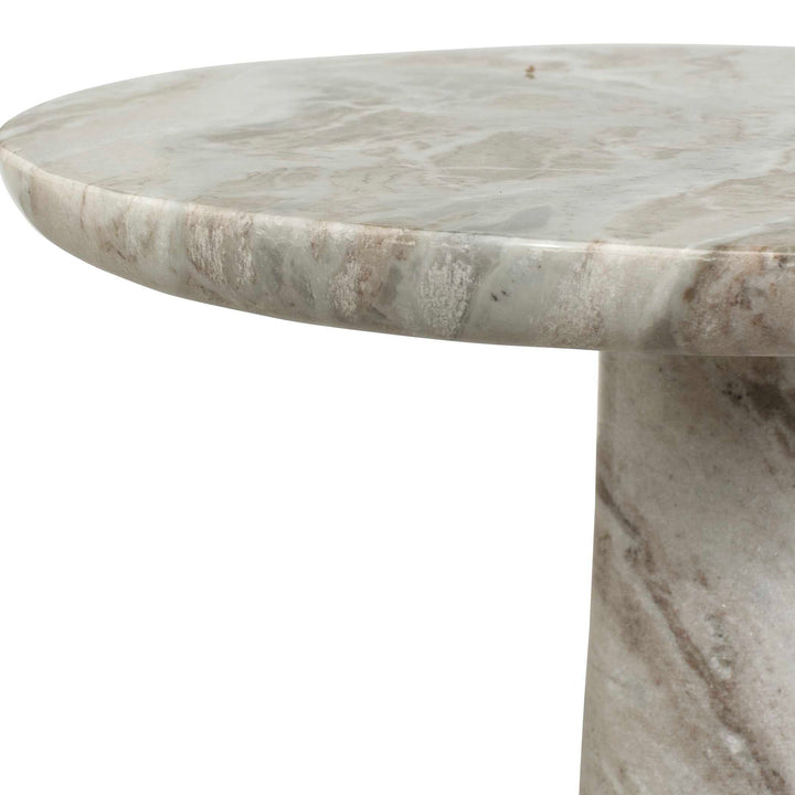 Shura Indoor-Outdoor Marble Accent Table