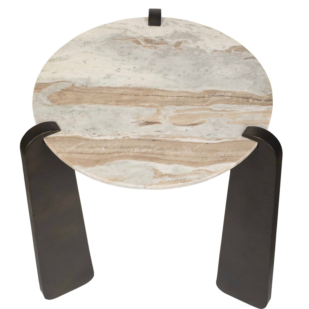 Talud Modern Marble Side Table
