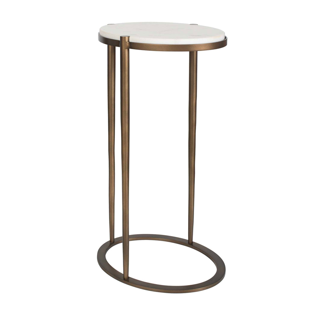 Mercier Round Marble Accent Table