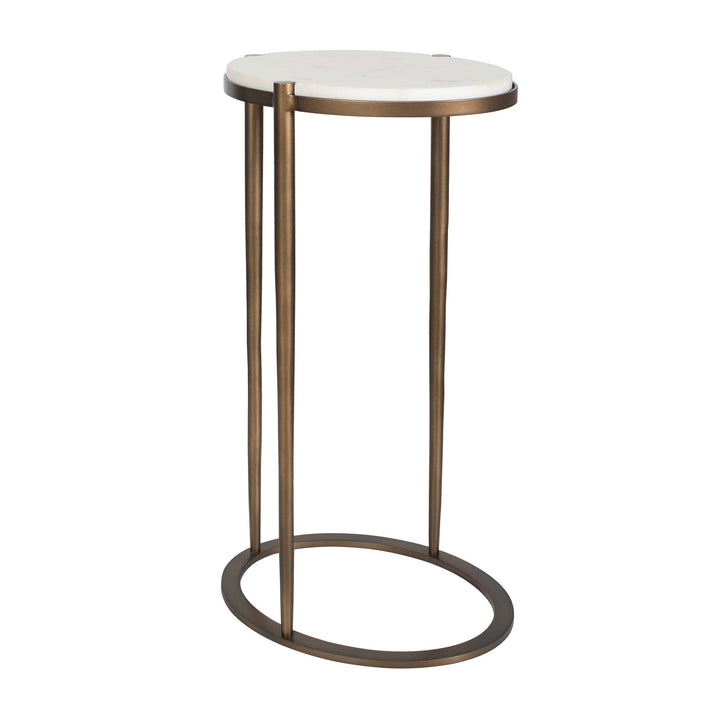 Mercier Round Marble Accent Table