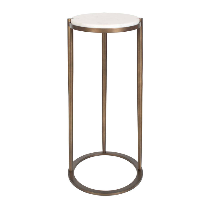 Mercier Round Marble Accent Table