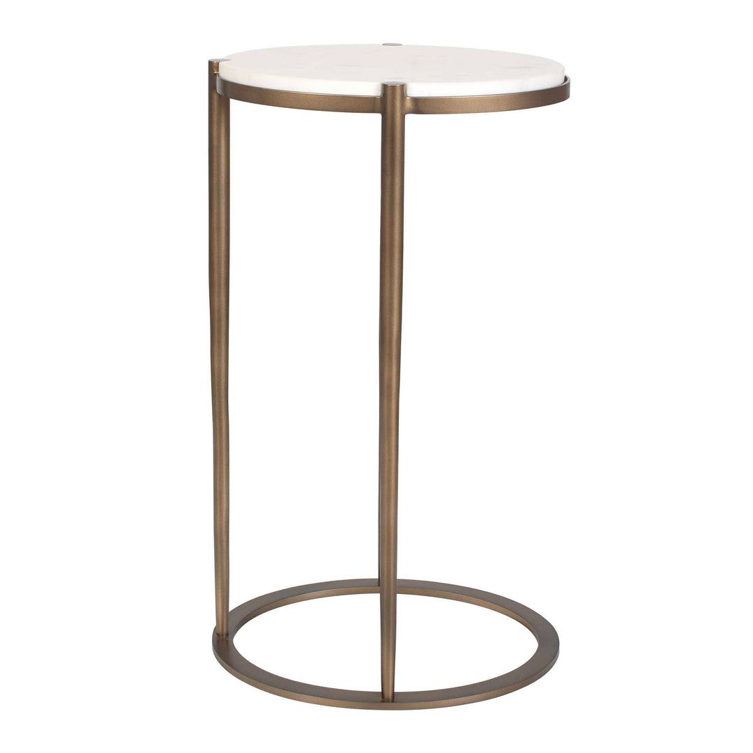 Mercier Round Marble Accent Table