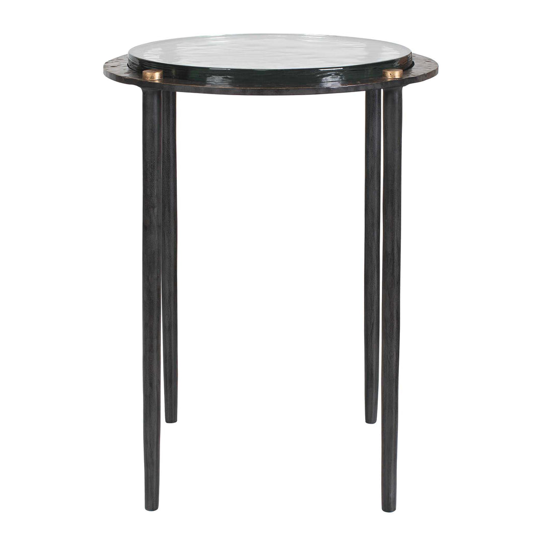 Kennington Round Glass Accent Table