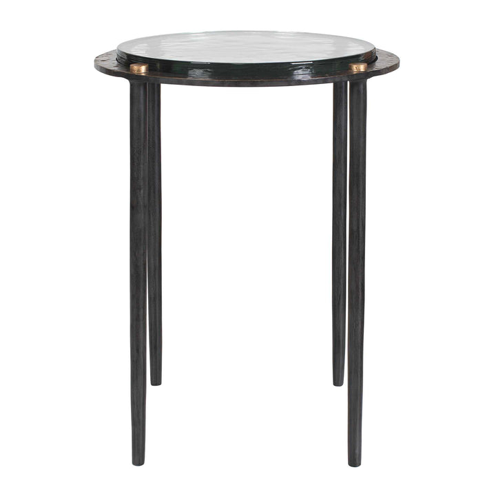Kennington Round Glass Accent Table