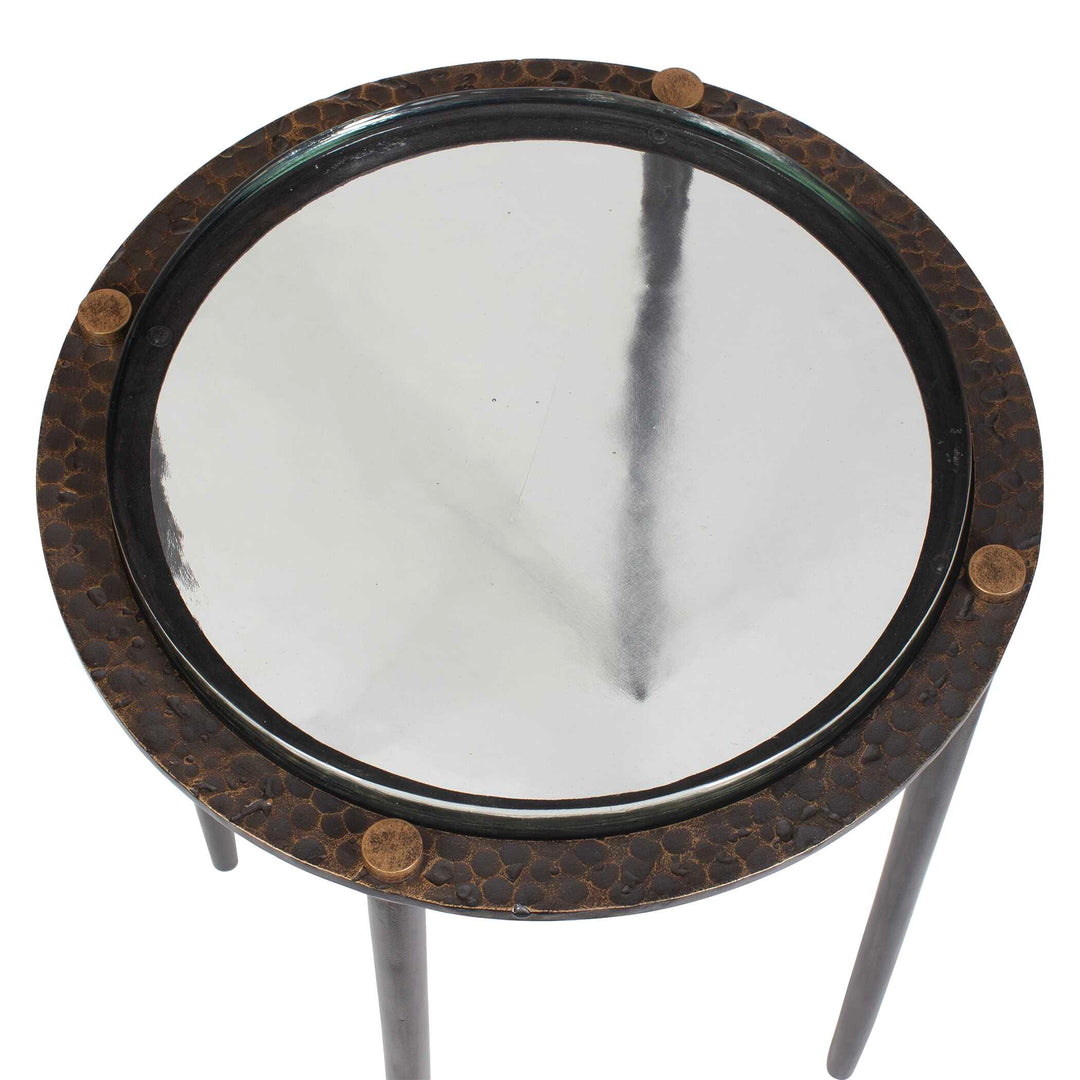 Kennington Round Glass Accent Table