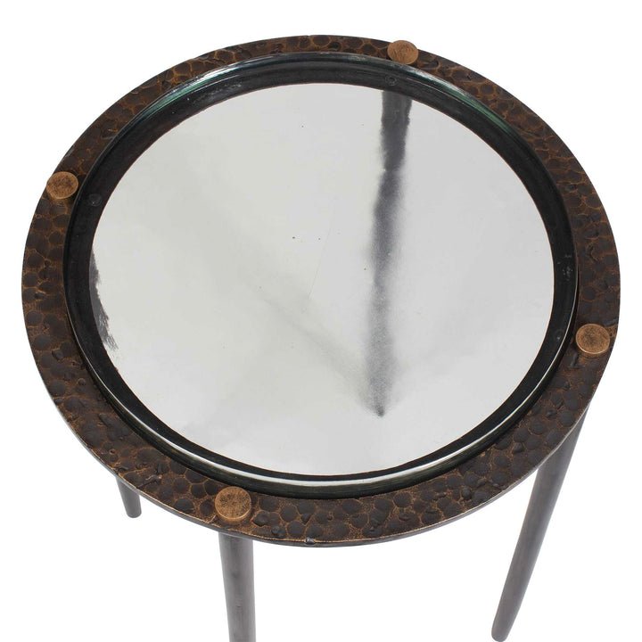 Kennington Round Glass Accent Table