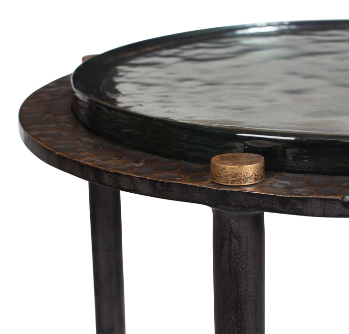 Kennington Round Glass Accent Table