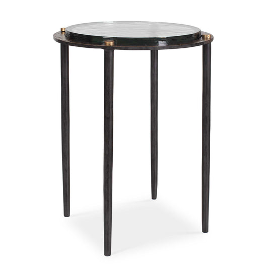 Kennington Round Glass Accent Table