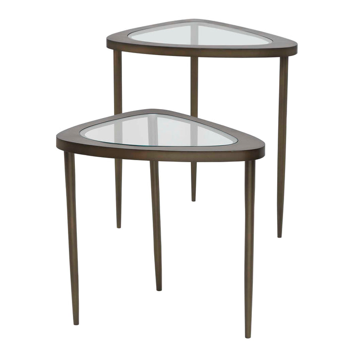 Millar Curved Nesting Tables, S/2